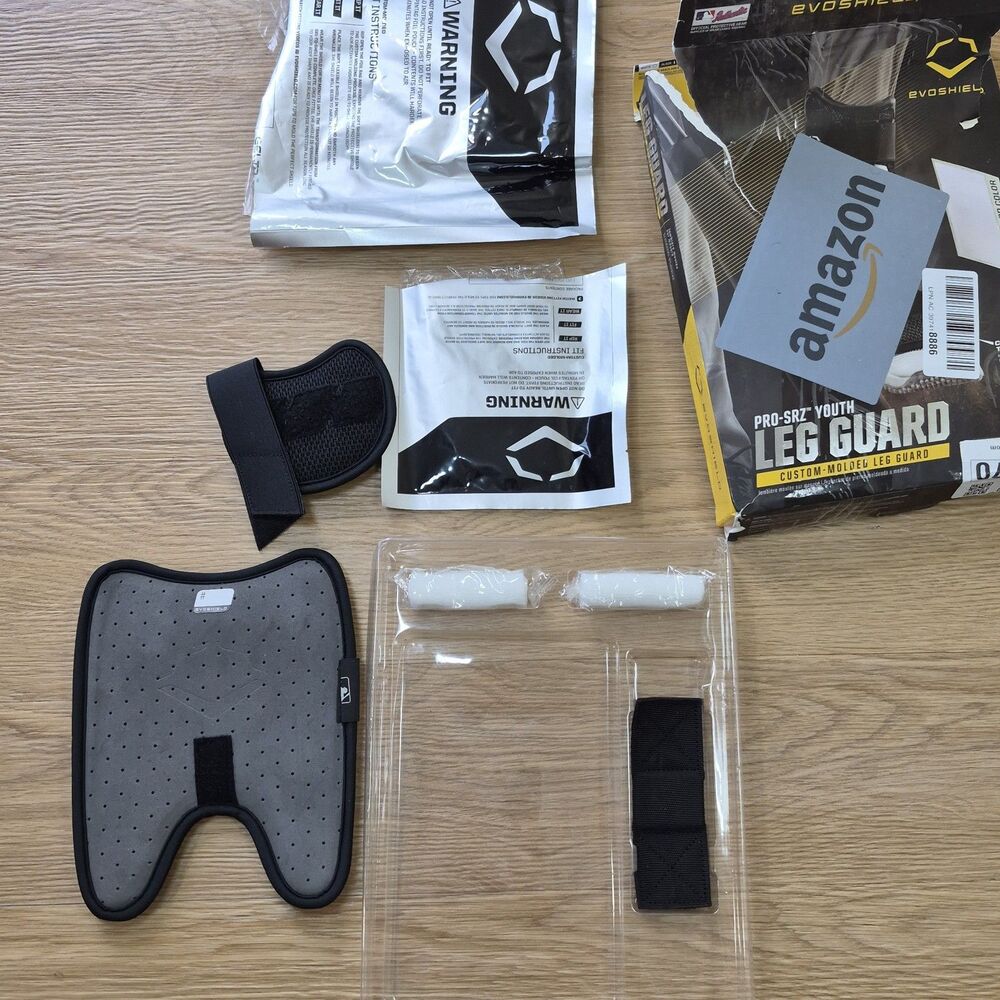 Evoshield PRO-SRZ YOUTH Protective Batter's Leg Guard - Black - WTV1201BLYTH